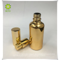 Kundenspezifisches Firmenlogogrundlagenglas füllt Gold für kosmetische Verpackung ab